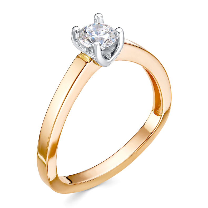 Кольцо, золото, бриллиант, 3967-110